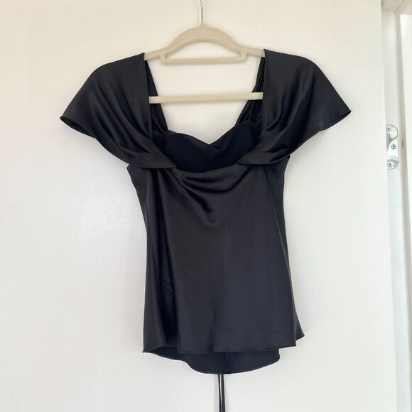 NEW REFORMATION Nancy Silk Top - Picture 4 of 7